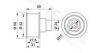 AUTEX 651445 Deflection/Guide Pulley, timing belt